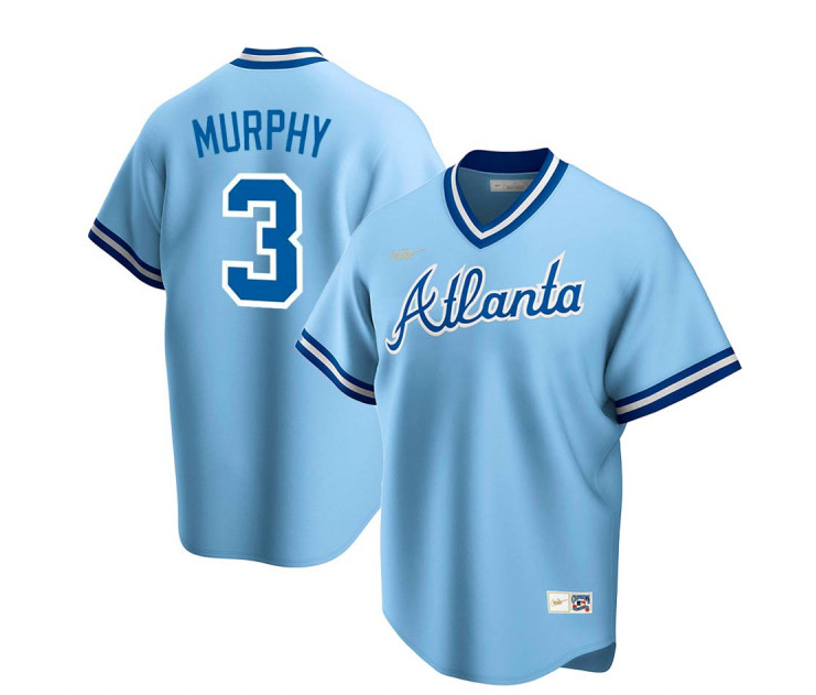 Men's Dale Murphy Atlanta Braves Blue Cooperstown Collection Player Jersey